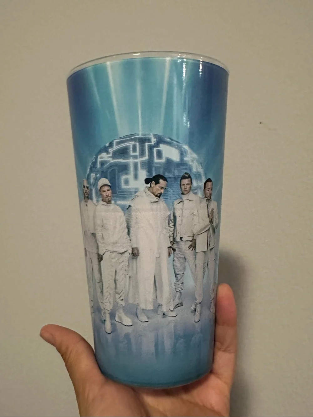 NWT Backstreet Boys Millenium Sphere Blue Cup